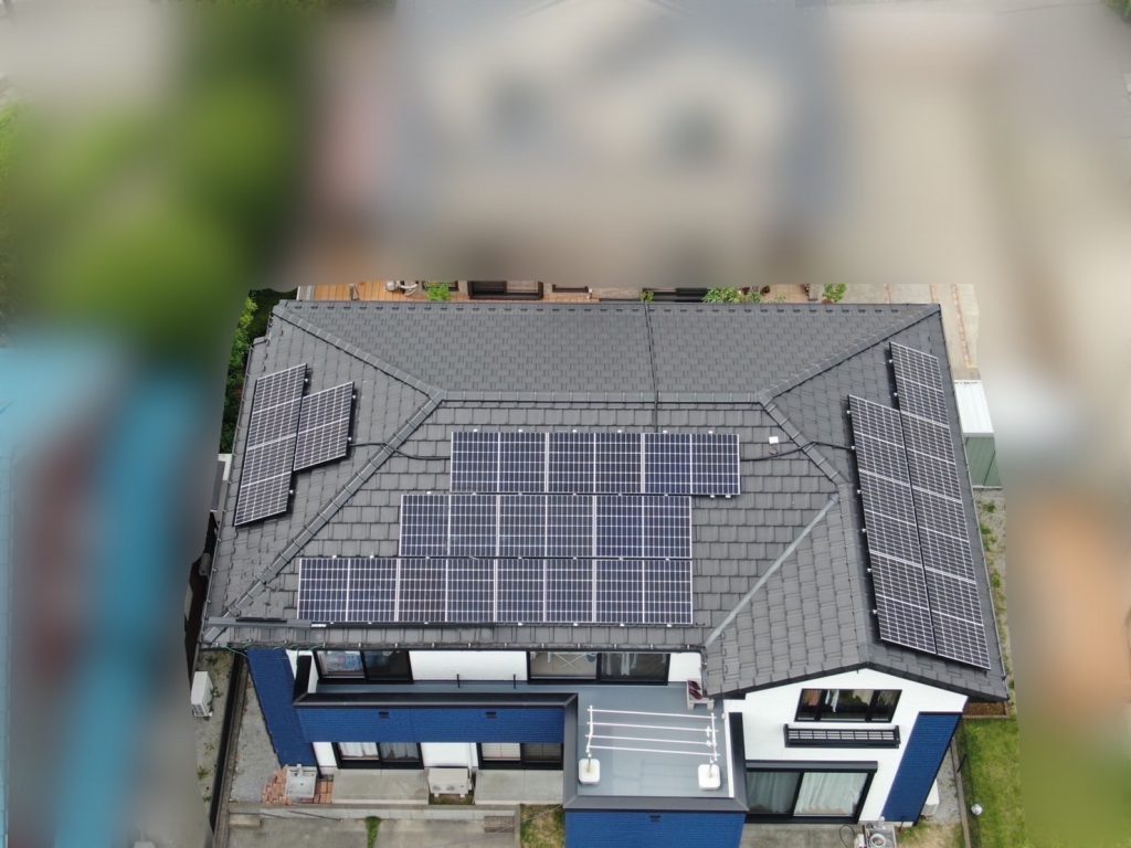 吉川市　塗装工事　太陽光設置